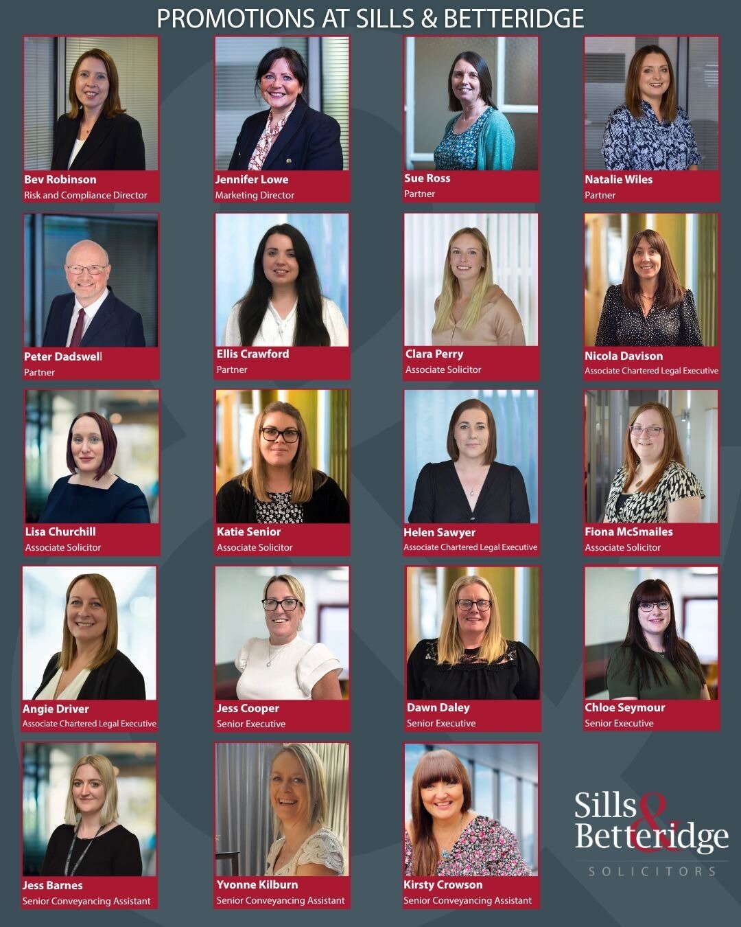 Sills Betteridge Llp Announces Record Number Of Promotions Sills