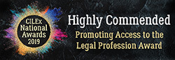 CILEx National Awards 2019 - Highly Commended