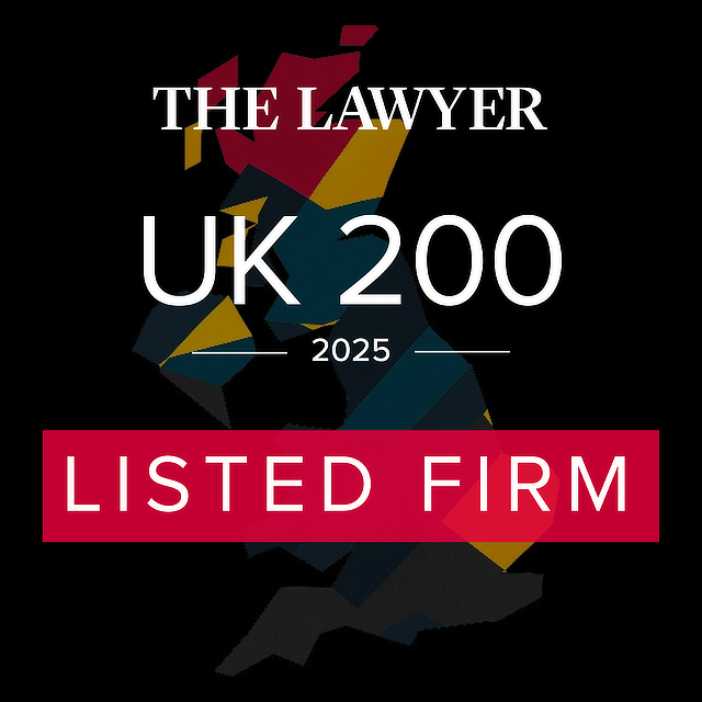 The Lawyer - UK 200 - Listed Firm 2025